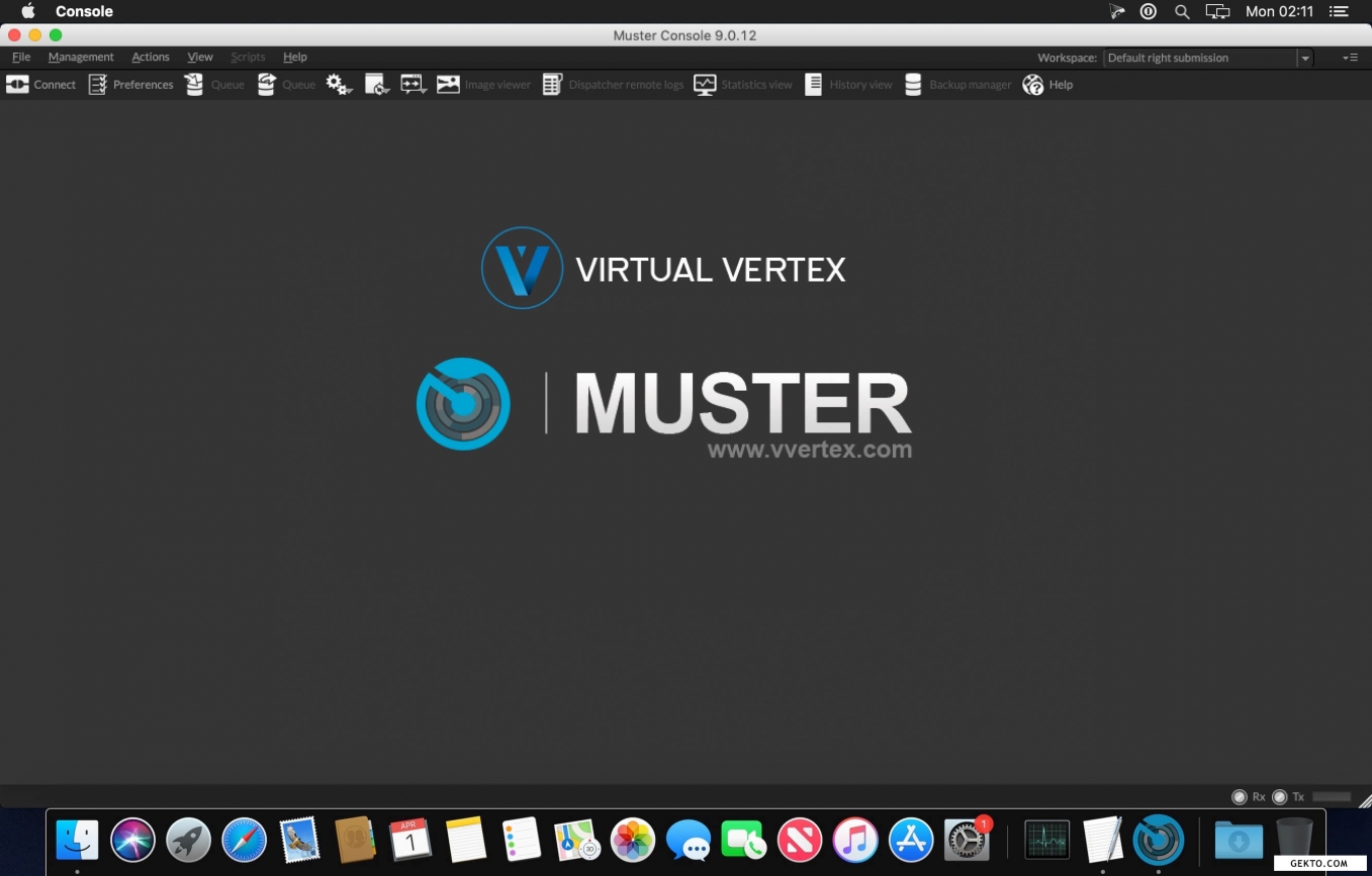Virtual vertex muster 9 v9.0.14. Screenshot №1