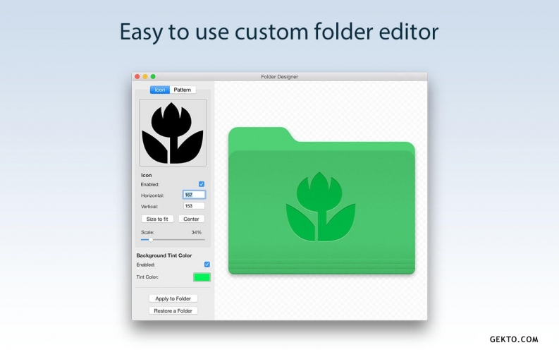 Folder designer: custom icons 1.7. Screenshot №2