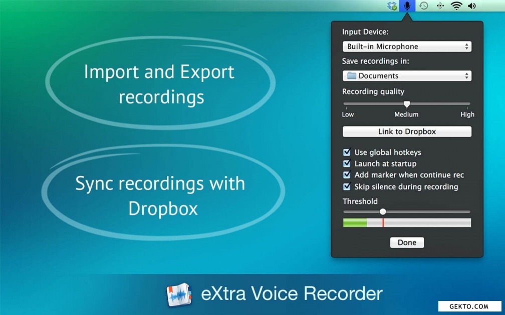 Extra voice recorder 3.2.1. Screenshot №3