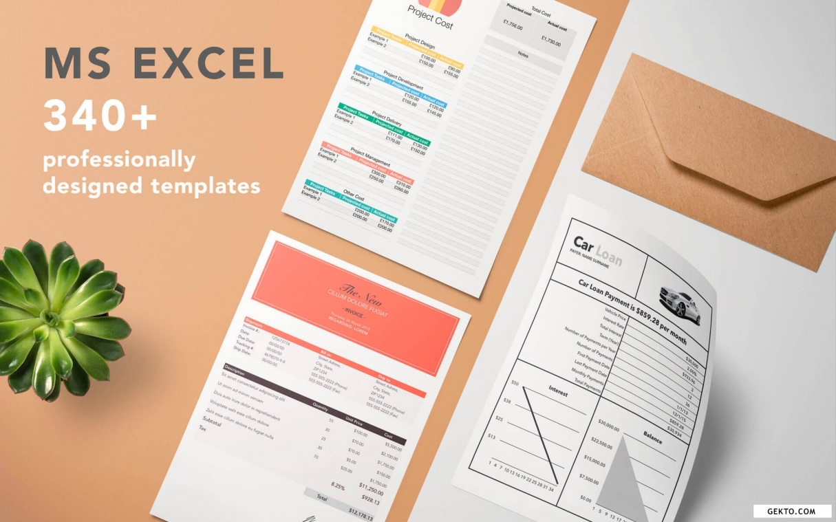 Templates for ms excel by gn 5.0.5. Screenshot №1