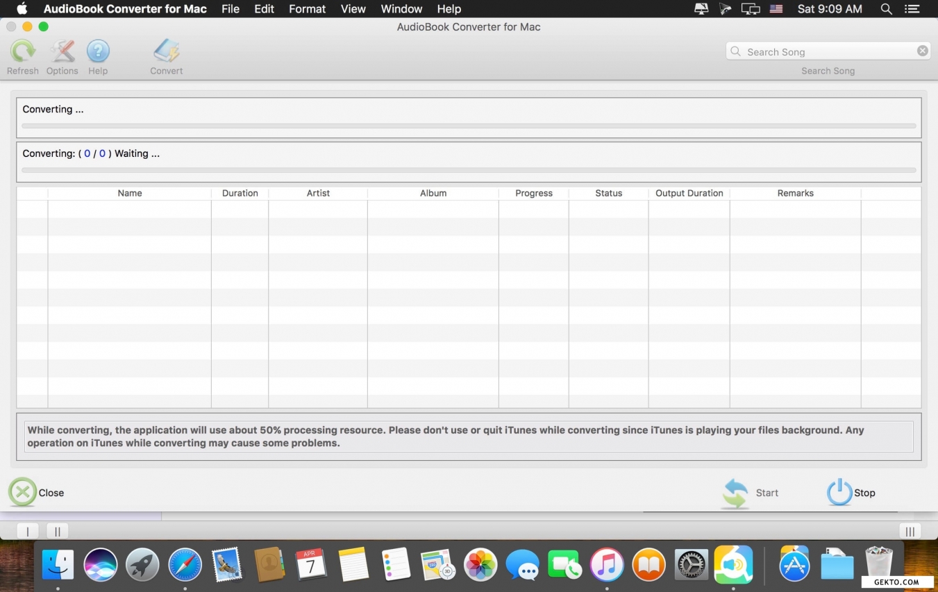 Audiobook converter for mac 5.1.2. Screenshot №2
