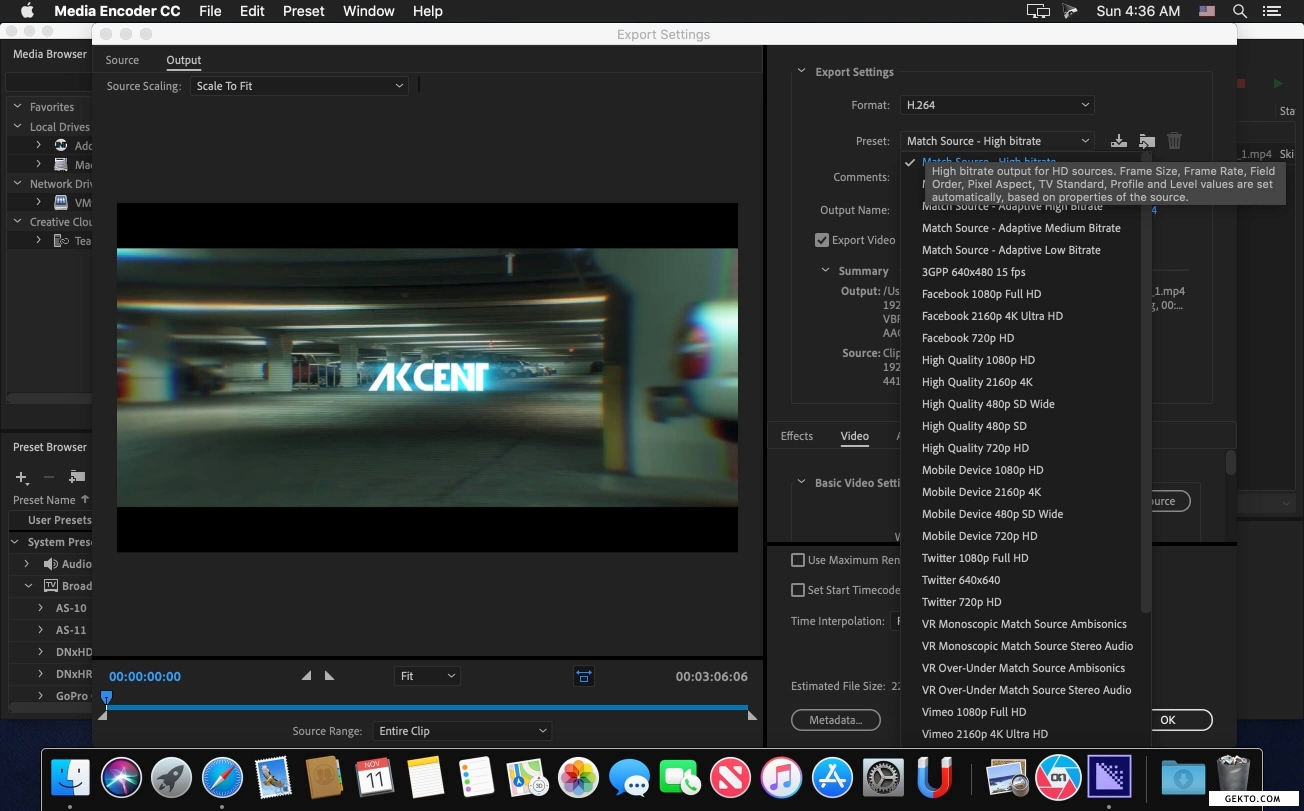 Adobe media encoder cc 2019 v13.1.5. Screenshot №2