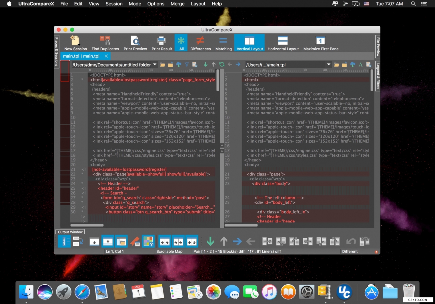 Ultracomparex for mac v18.0. Screenshot №2